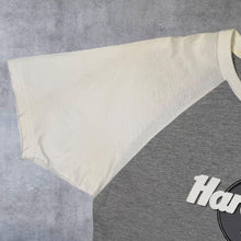 Load image into Gallery viewer, Vintage Hard Rock Cafe "Barcelona" Tourist Logo Spellout Graphic Raglan T-Shirt