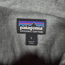 Load image into Gallery viewer, Patagonia Vjosa River Shirt Mens L Grey Organic Pima Cotton STY53900 FA19