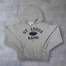 Load image into Gallery viewer, Reebok NFL St. Louis Rams Football Logo Graphic Grey Hoodie