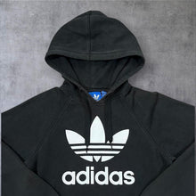 Load image into Gallery viewer, Adidas Classic Big Logo Spellout Graphic Black Pullover Hoodie