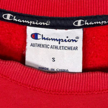 Load image into Gallery viewer, Champion Classic Big Logo Spellout Graphic Red Crewneck Sweatshirt