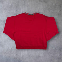 Load image into Gallery viewer, Vintage Disney Store Mickey Mouse Embroidered Red Crewneck Sweatshirt