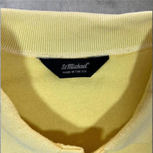 Load image into Gallery viewer, Vintage 90's St Michael Marks & Spencer Classic Yellow Collared Sweatshirt
