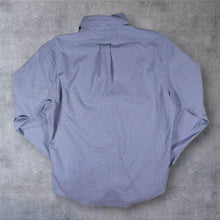 Load image into Gallery viewer, Ralph Lauren "Custom Fit" Blue Check Cotton Long Sleeve Button-Down Shirt