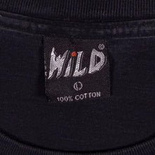 Load image into Gallery viewer, Early 00's Wild Tiger Animal Wildlige Graphic Black Cotton T-Shirt