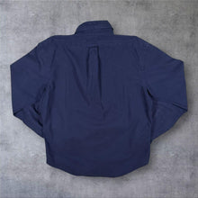 Load image into Gallery viewer, Ralph Lauren "Classic Fit" Navy Blue Long Sleeve Cotton Button-Down Shirt
