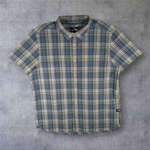 Load image into Gallery viewer, The North Face Mens XL Plaid Check Short Sleeve Shirt Hiking Outdoor TNF