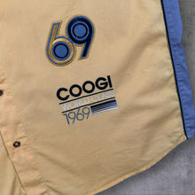 Load image into Gallery viewer, Vintage Y2K COOGI 69 World Class Shirt XXL Yellow Embroidered Hip Hop 2XL