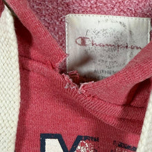 Load image into Gallery viewer, Champion “NYC Athletics” Distressed Style Graphic Red Pullover Hoodie