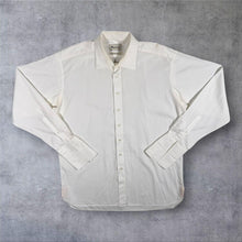 Load image into Gallery viewer, Aquascutum London Shirt Mens 16 41cm White Two Fold Cotton French Cuff Formal XL