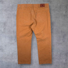 Load image into Gallery viewer, Vintage Orvis Made In USA Tan Workwear Straight Leg Regular Fit Cotton Jeans