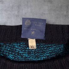 Load image into Gallery viewer, Vintage Wendy Lawrence Wool Jumper XL Fair Isle Geometric 80s 90s Knit Sweater