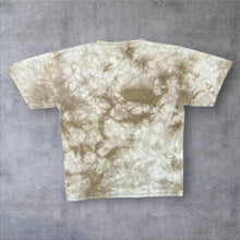 Load image into Gallery viewer, Vintage Liquid Blue (2001) Native American Graphic Beige Brown Tie Dye T-Shirt