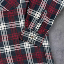 Load image into Gallery viewer, Vintage Cotton Country Club Flannel Shirt Mens XL 45/46 Red Plaid Check Grunge