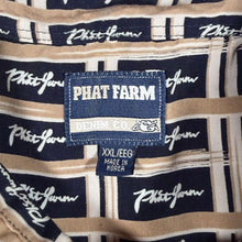 Load image into Gallery viewer, Vintage Y2K Phat Farm Shirt XXL All Over Print Hip Hop Oversized Polyester 2XL