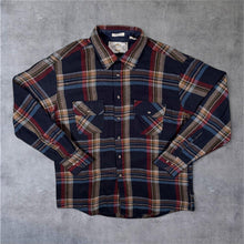 Load image into Gallery viewer, Vintage Northwest Territory Multi Plaid Check Acrylic Flannel Long Sleeve Shirt