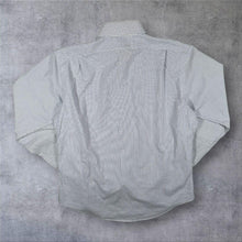 Load image into Gallery viewer, Polo Ralph Lauren "Regent Custom Fit" Blue Black White Check Long Sleeve Cotton Dress Shirt