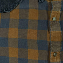 Load image into Gallery viewer, Harley Davidson MotorClothes Shirt Mens 2XL Plaid Denim Biker Graphic Back XXL