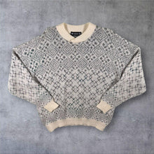 Load image into Gallery viewer, Vintage St Michael Mohair Wool Jumper Mens 44 L UK Fair Isle 80s M&S Knit