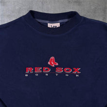 Load image into Gallery viewer, Vintage Lee Sport MLB Boston Red Sox Baseball Embroidered Blue Fleece Sweatshirt
