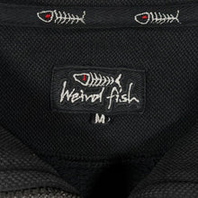 Load image into Gallery viewer, Early 00's Weird Fish Embroidered Mini Logo Faded Dark Grey 1/4 Zip Sweatshirt