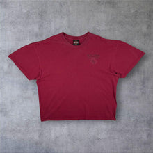 Load image into Gallery viewer, Harley Davidson "Orlando" USA Biker Tourist Spellout Graphic Burgundy T-Shirt