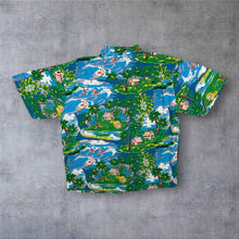 Load image into Gallery viewer, Vintage Made In Vietnam Hawaiian Surfer Patterned Cotton Short Sleeve Shirt
