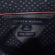 Load image into Gallery viewer, Tommy Hilfiger New York Fit Shirt Mens S Navy Paisley Print Button Down