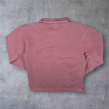 Load image into Gallery viewer, Vintage Weird Fish Washed Red Embroidered Mini Logo 1/4 Zip Sweatshirt