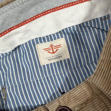 Load image into Gallery viewer, Dockers Mens Corduroy Trousers W31 L29 Beige Tan 100% Cotton Slim Fit Chinos