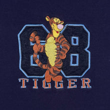 Load image into Gallery viewer, Vintage Disney "Tigger" Embroidered Spellout Navy Blue Crewneck Sweatshirt