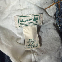 Load image into Gallery viewer, Vintage LL Bean Jeans Mens Blue Denim Utility Workwear Straight Leg 34 x 32