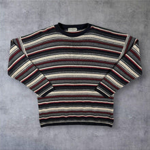 Load image into Gallery viewer, Vintage 90s Fosters Trading Company Striped Knit Jumper Oversized Grunge