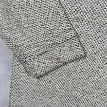 Load image into Gallery viewer, Weird Fish Embroidered Mini Logo Classic Grey Macaroni Knit 1/4 Zip Sweatshirt