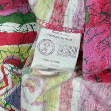 Load image into Gallery viewer, Vintage 90's American System "Fort Wayne" Crazy Patterned Graphic Cotton T-Shirt