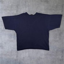 Load image into Gallery viewer, Vintage The Sweater Shop Embroidered Spellout Navy Blue Cotton Single Stitch T-Shirt