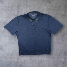 Load image into Gallery viewer, Under Armour "The Playoff Polo" Polyester Elastane Blue Short Sleeve Polo Shirt