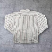 Load image into Gallery viewer, Early 00's Lee White Red Multi Striped Long Sleeve Cotton Shirt