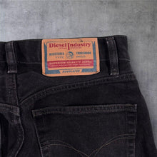Load image into Gallery viewer, Diesel Keetar Jeans Mens W30 Black Straight Leg Vintage Y2K Diesel Industry