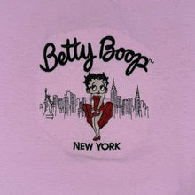 Load image into Gallery viewer, Vintage 2005 Betty Boop New York Embroidered Pink T Shirt Y2K USA Cotton M