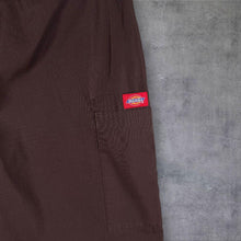 Load image into Gallery viewer, Dickies Brown Elasticated Waist Straight Leg Lightweight Cargo Trousers