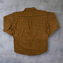 Load image into Gallery viewer, Patagonia Mens XXL Organic Cotton Check Shirt Brown-Orange Green Plaid Long Sleeve