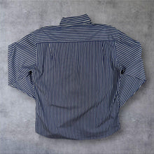 Load image into Gallery viewer, Paul & Shark Yachting Mens Shirt Size 41 L Navy Stripe Cotton Button Down
