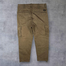 Load image into Gallery viewer, Superdry Military Style Cargo Pants Khaki Brown Trousers 30W 32L 30x32 Straight