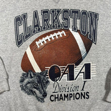 Load image into Gallery viewer, Vintage Soffe "Clarkston Division Champions" College Sports Graphic Grey Sweatshirt