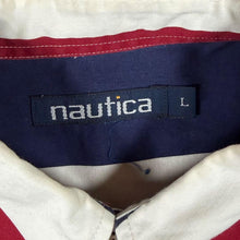 Load image into Gallery viewer, Vintage Nautica Multi Striped Long Sleeve Cotton Button-Down Shirt