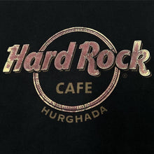 Load image into Gallery viewer, Early 00’s Hard Rock Cafe “Hurghada” Souvenir Logo Spellout Graphic T-Shirt