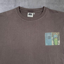 Load image into Gallery viewer, Weird Fish "Salmon and Garfunkel" Parody Graphic Faded Brown-Grey Cotton T-Shirt