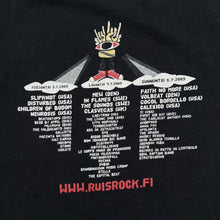 Load image into Gallery viewer, Ruisrock (2009) Hard Rock Heavy Metal Music Band Festival Lineup T-Shirt