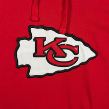 Load image into Gallery viewer, NFL Team Apparel Kansas City Chiefs Football Embroidered Red Orange Hoodie